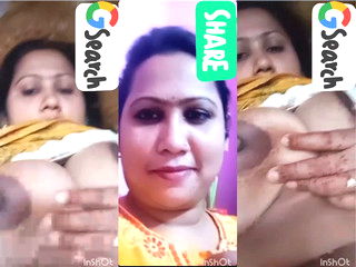 Watch Desi Wife Shows her Boobs On VC Part 1